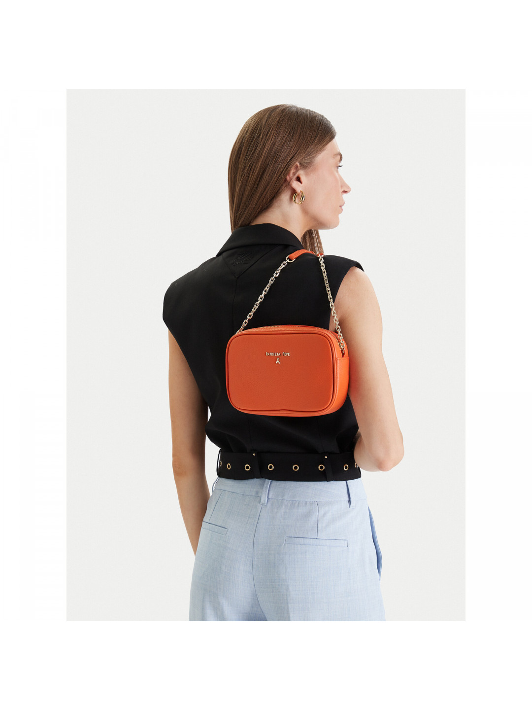 Kabelka Patrizia Pepe CB0071 L001-R877 Oranžová